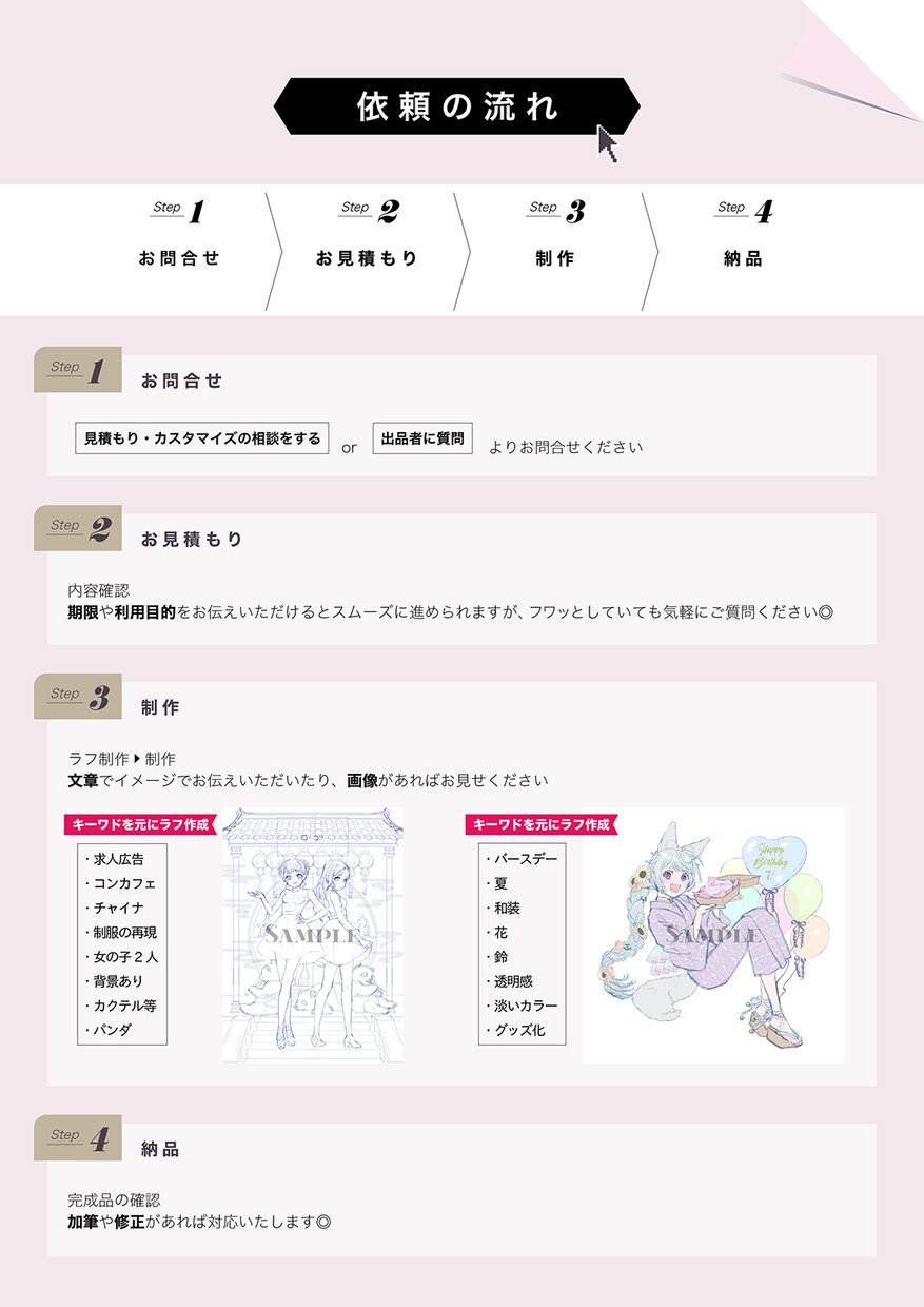 目を引くキラキラしたイラスト作成いたします 目を引く色使いと繊細なキャラクターや小物の描写が得意です イメージ6