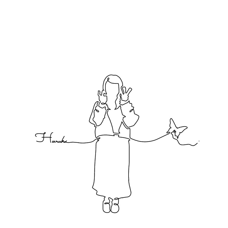 似顔絵、デザイン、一筆書き、何でも描きます！ます 可愛い似顔絵。おしゃれなデザイン。ご要望忠実に描きます！ イメージ5