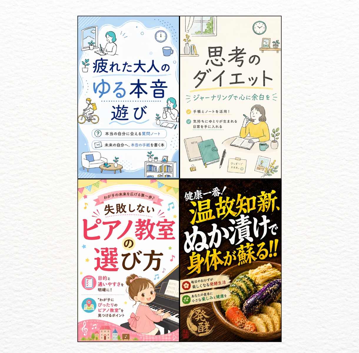 電子書籍の表紙デザインします タイトルがしっかり伝わる表紙を制作します！ イメージ2