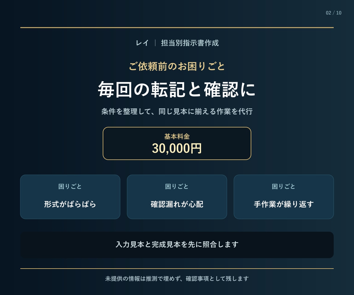 注文データから担当別の指示書を作成します 未割当・期限・作業内容を担当別に見える化 イメージ2