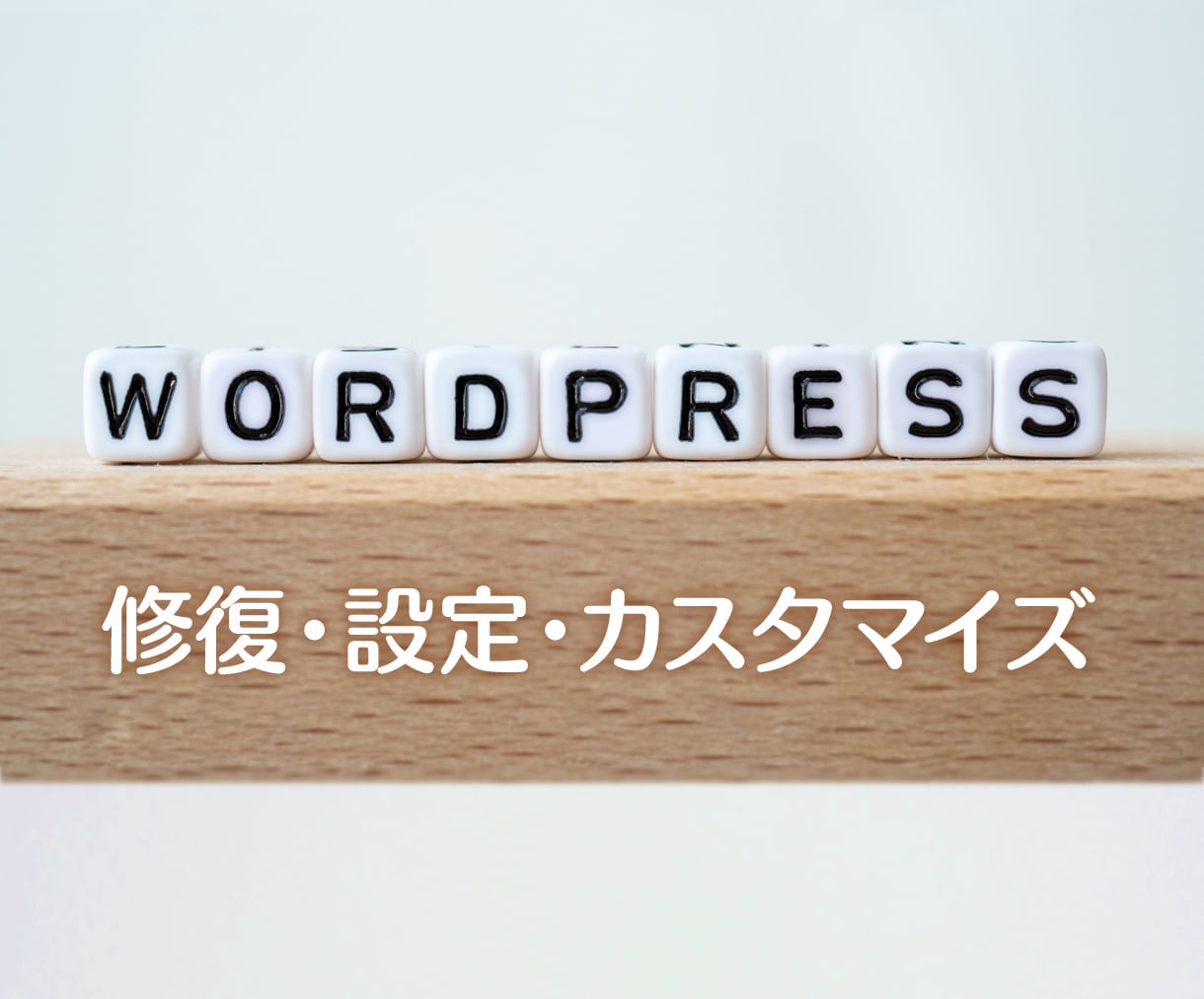 WordPress修復・設定・カスタマイズ承ります 要望に沿って柔軟に対応いたします イメージ1