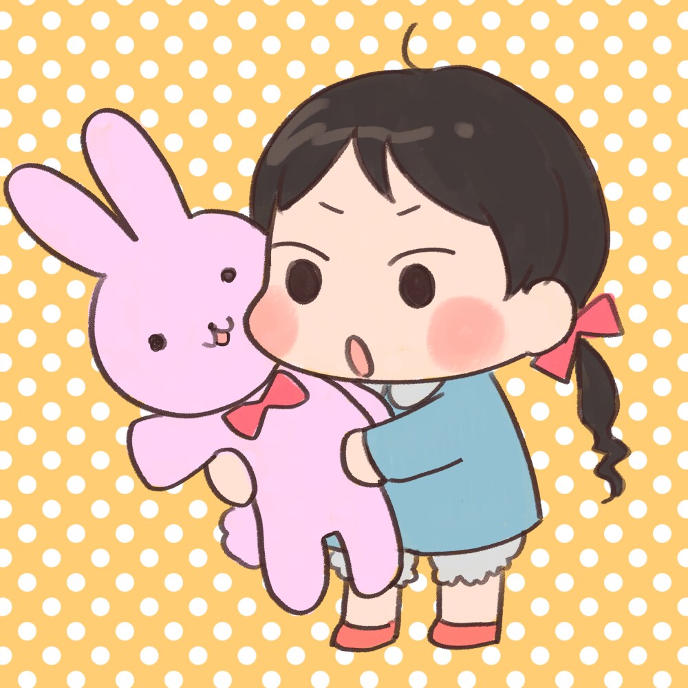 最短即日☆あなたのゆるーく小さいアイコン描きます ゆるーく園児（デフォルメ）化してSNS等に使えるアイコンに イメージ1
