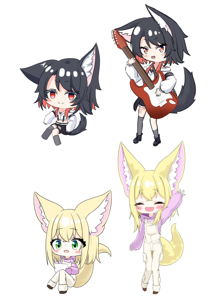 かわいいケモミミキャラクター制作します キャラデザ、アイコン、スタンプなど受け付けます イメージ8