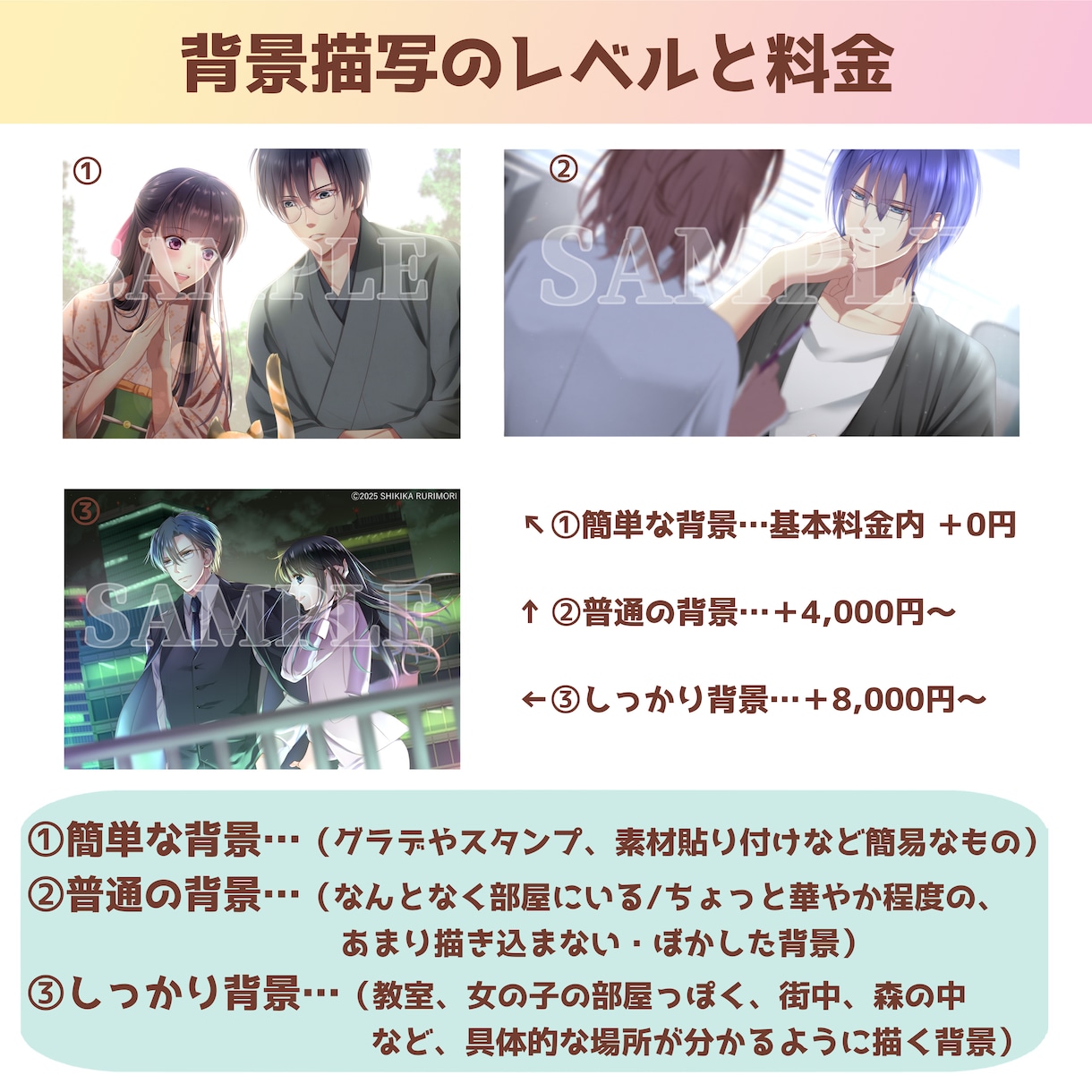 あなたの創作小説を読んでイメージする絵をお描きます 出版社の小説表紙制作経験有・自身も元は小説書きの絵師が制作❀ イメージ4
