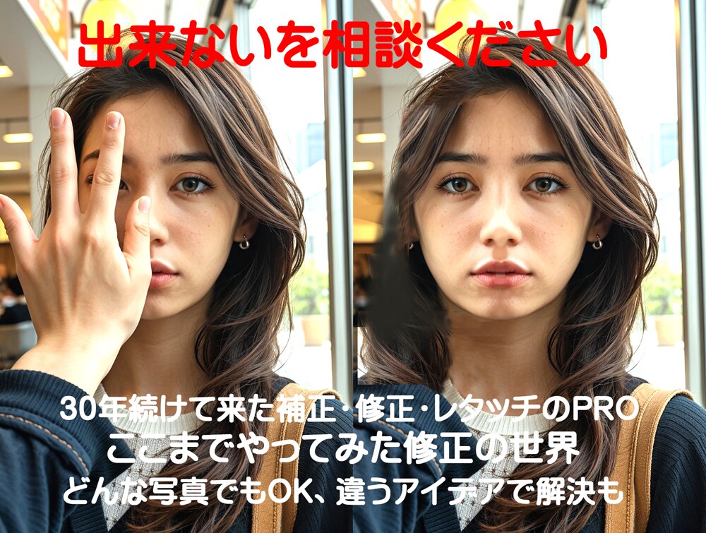 あなたのスマホ写真、もっと素敵にします お写真を自由に修正・加工・変身！（技術アイデアも！） イメージ1