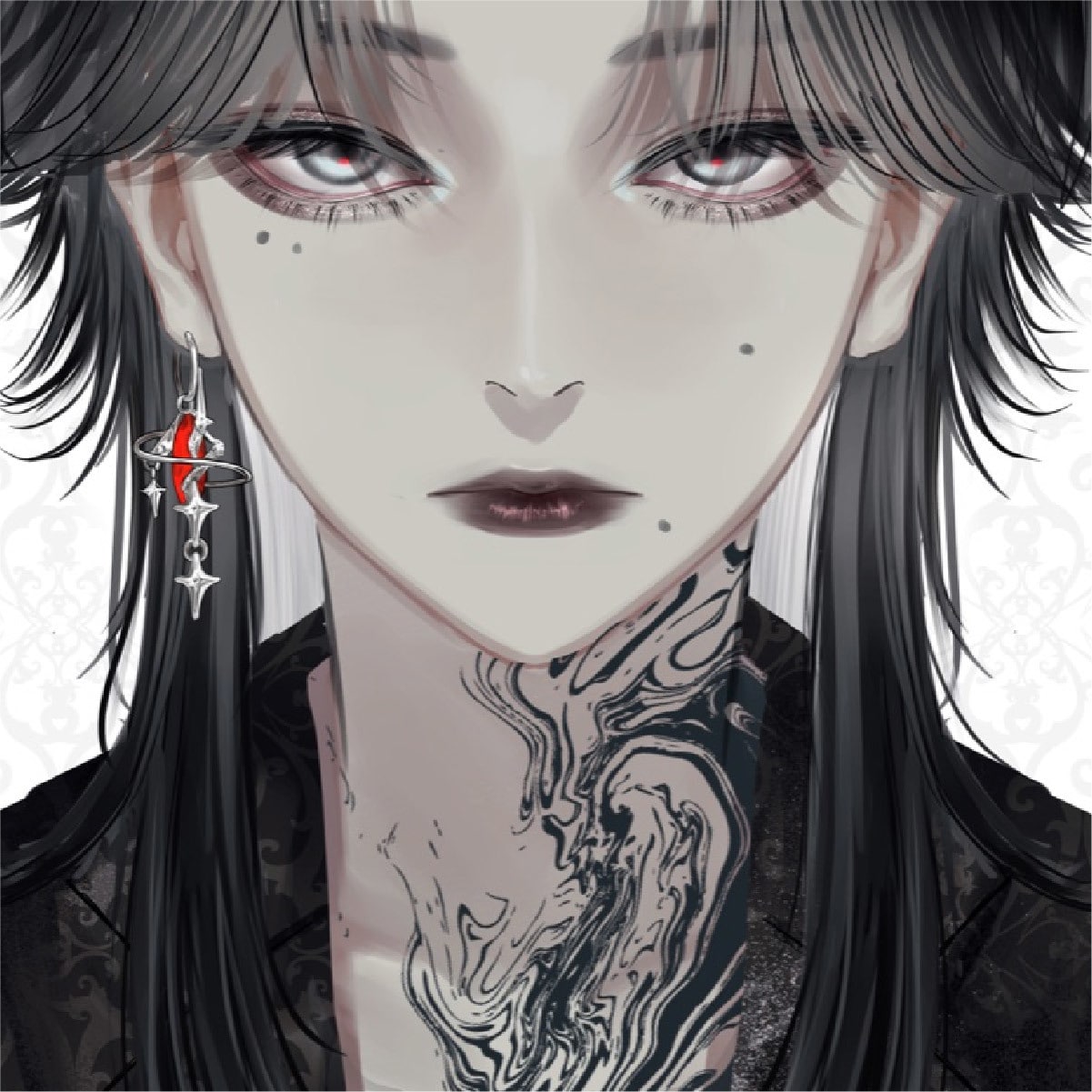ダウナー・サブカル系のアイコンイラストを制作します 影のある魅力的なキャラクターをお届けいたします イメージ10