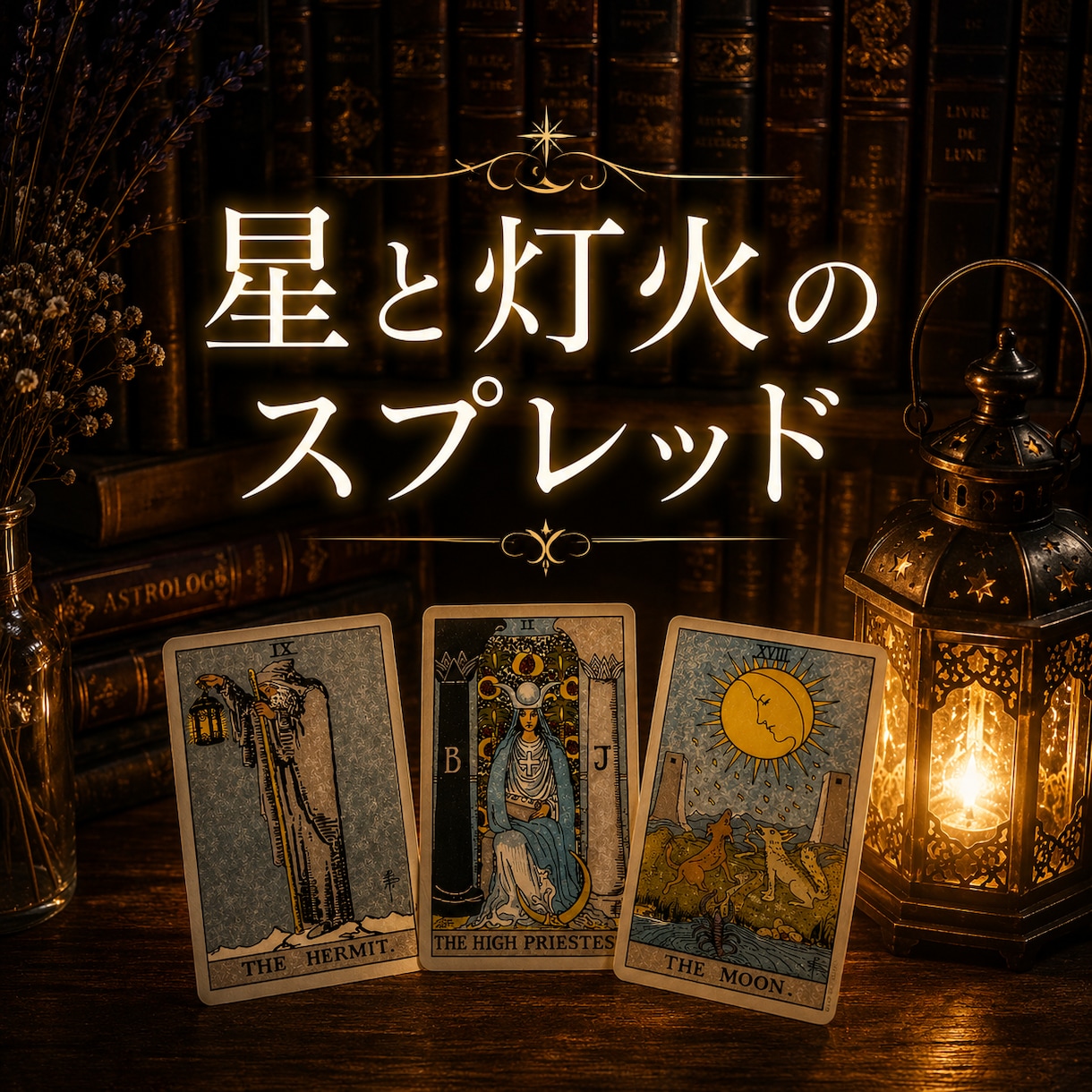 モニター価格☆星と灯火のスプレッドで鑑定します | あなたという星の足元を、灯火でそっと照らします イメージ1