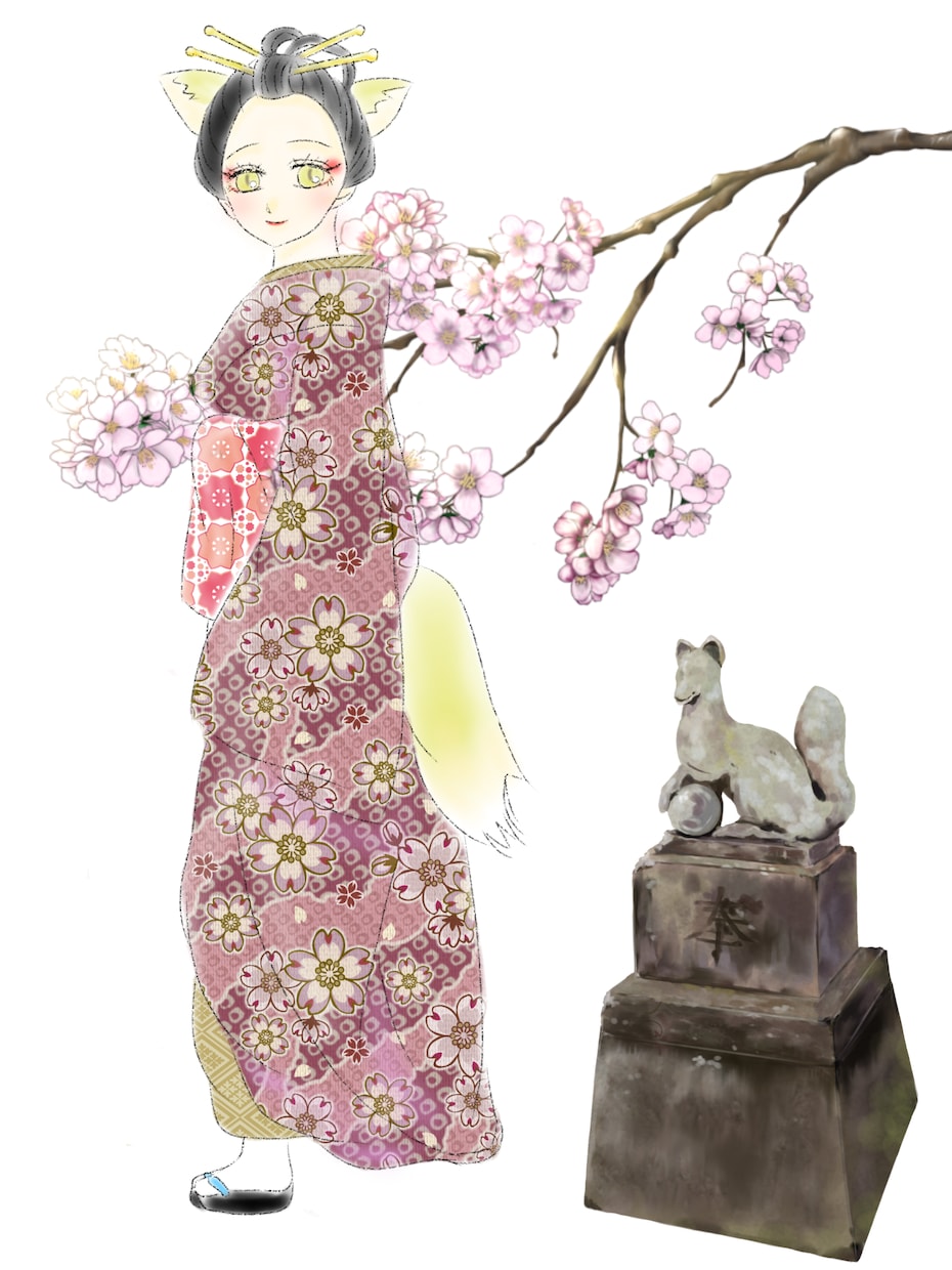 和風のかわいいイラスト描きます 【格安】【即納】【気軽に】和風イラストでオリジナル感を出そう イメージ8