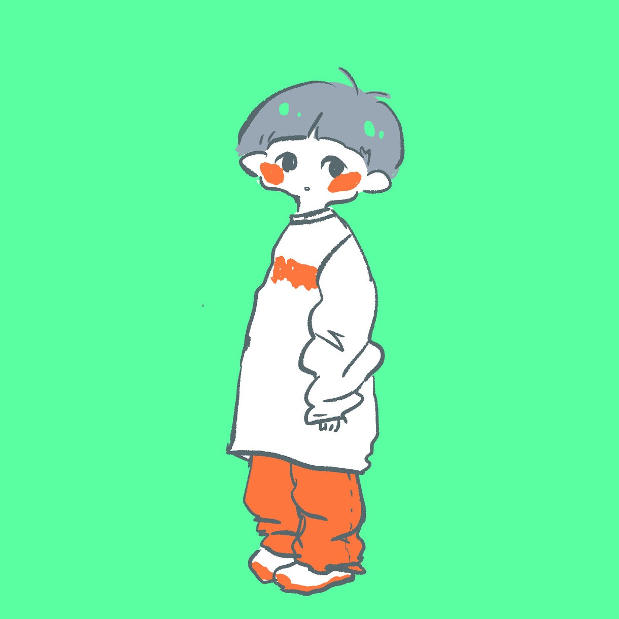 全身アイコンお描きします お気に入りコーデでアイコンを作ってみませんか♪ イメージ4