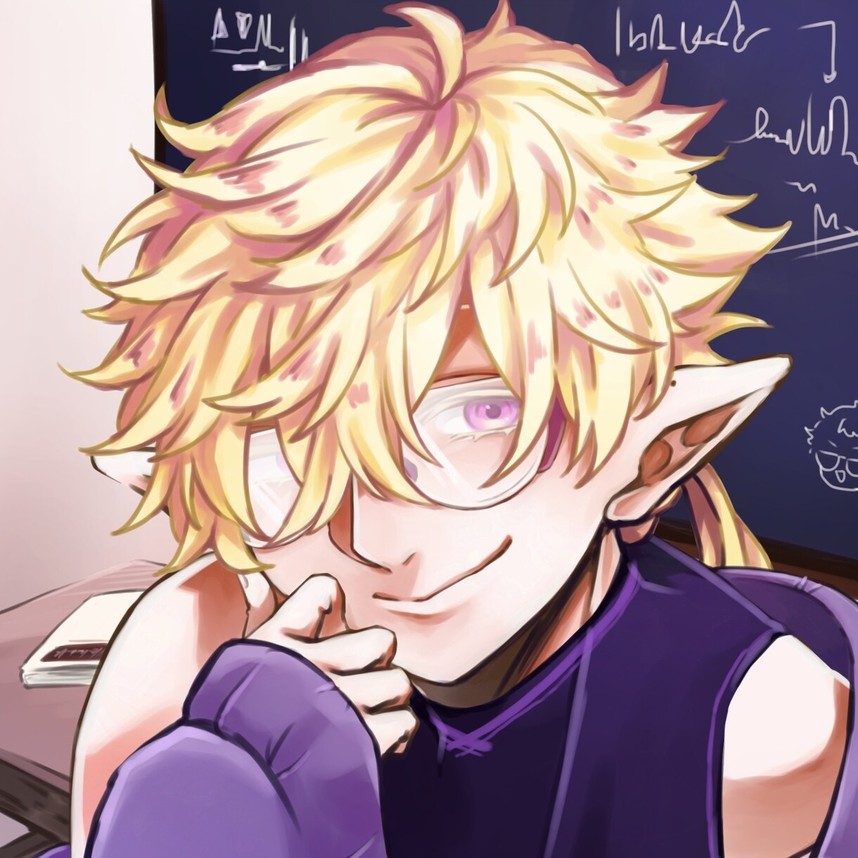 バストアップアイコン制作をさせていただきます ふんわりから格好良いまで、厚塗り風のイラストをお届けします イメージ4