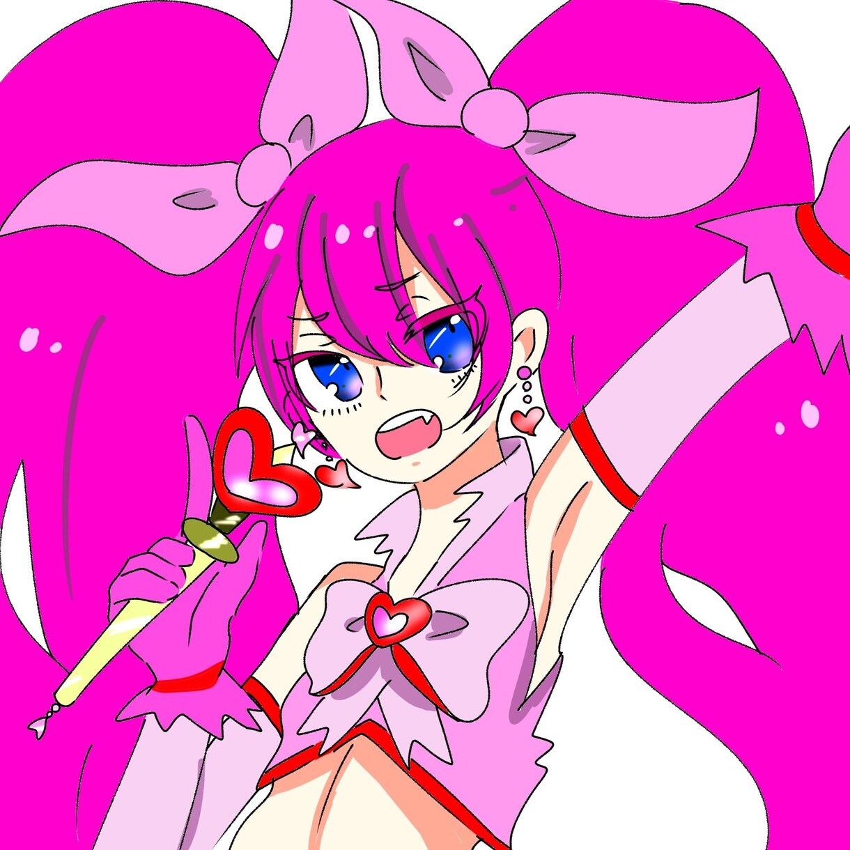 魔法少女のアイコン描きます 魔法少女が好きなあなたに、魔法少女風のアイコン描きます。 イメージ1