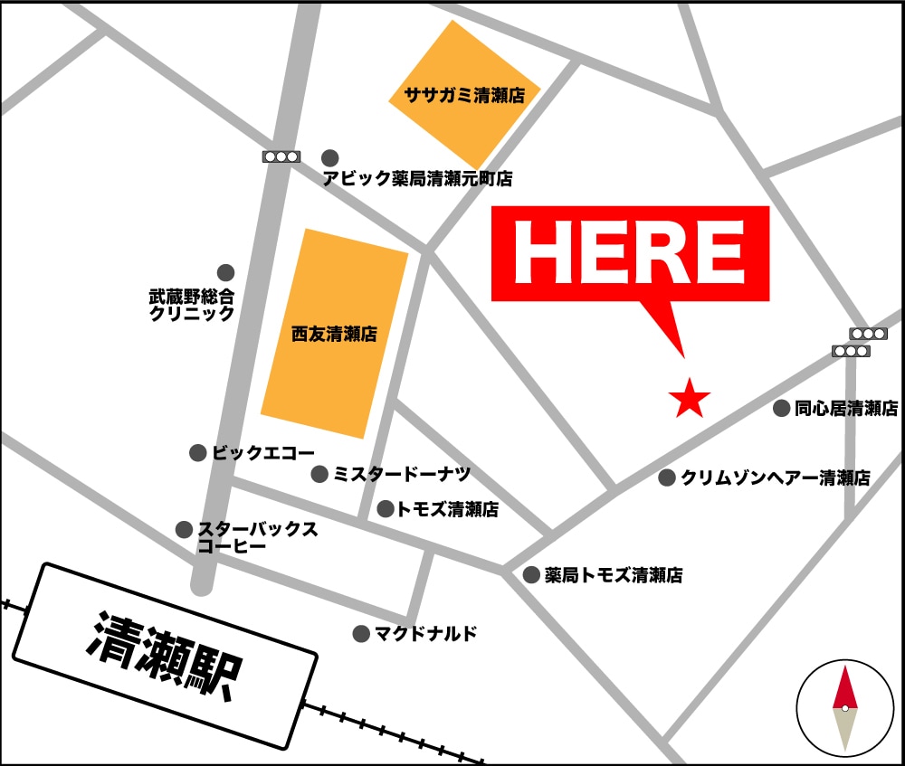 シンプルで分かりやすい地図を作ります チラシや名刺に地図が必要になった方、是非おまかせください。 イメージ2