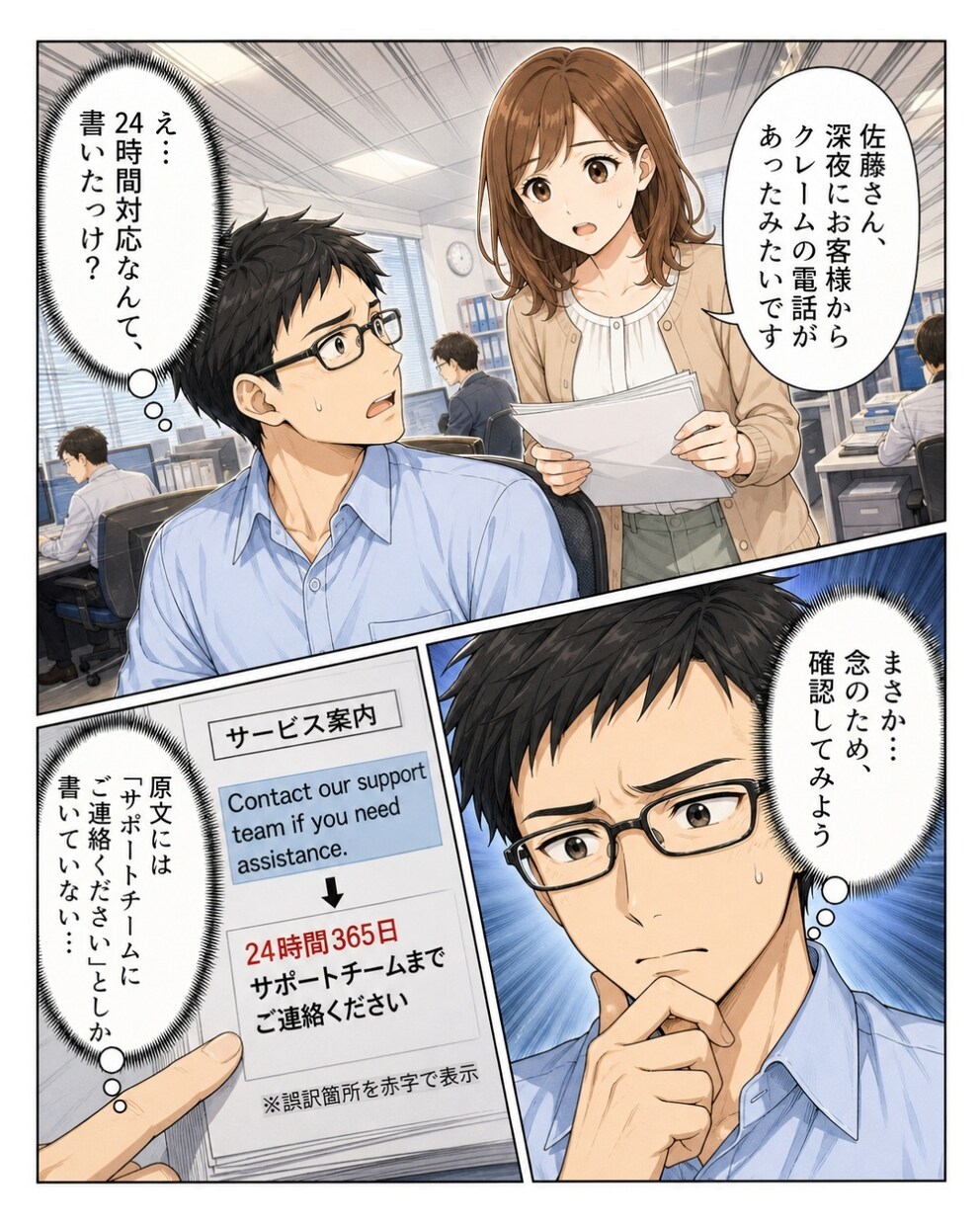 英語→日本語のAI翻訳をプロが原文を見て校正します 翻訳歴21年。誤訳・訳抜け・数字の間違いまで確認 イメージ6