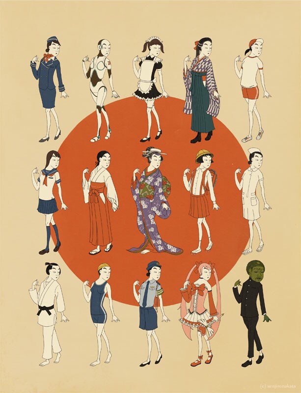 印刷・出版用イラスト承ります 外連味のある和風イラスト・動植物画をお探しの方 イメージ2