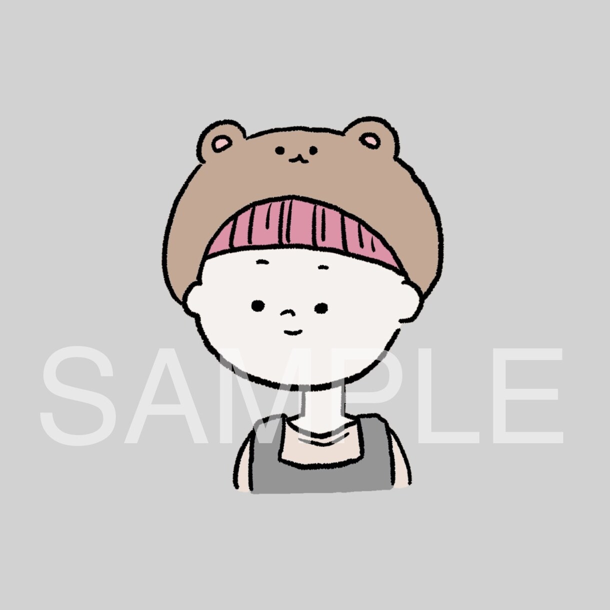 SNSで使えるゆるくて可愛い似顔絵アイコン描きます とにかくほんわか可愛く描きます。パステルカラーが得意です。 イメージ3