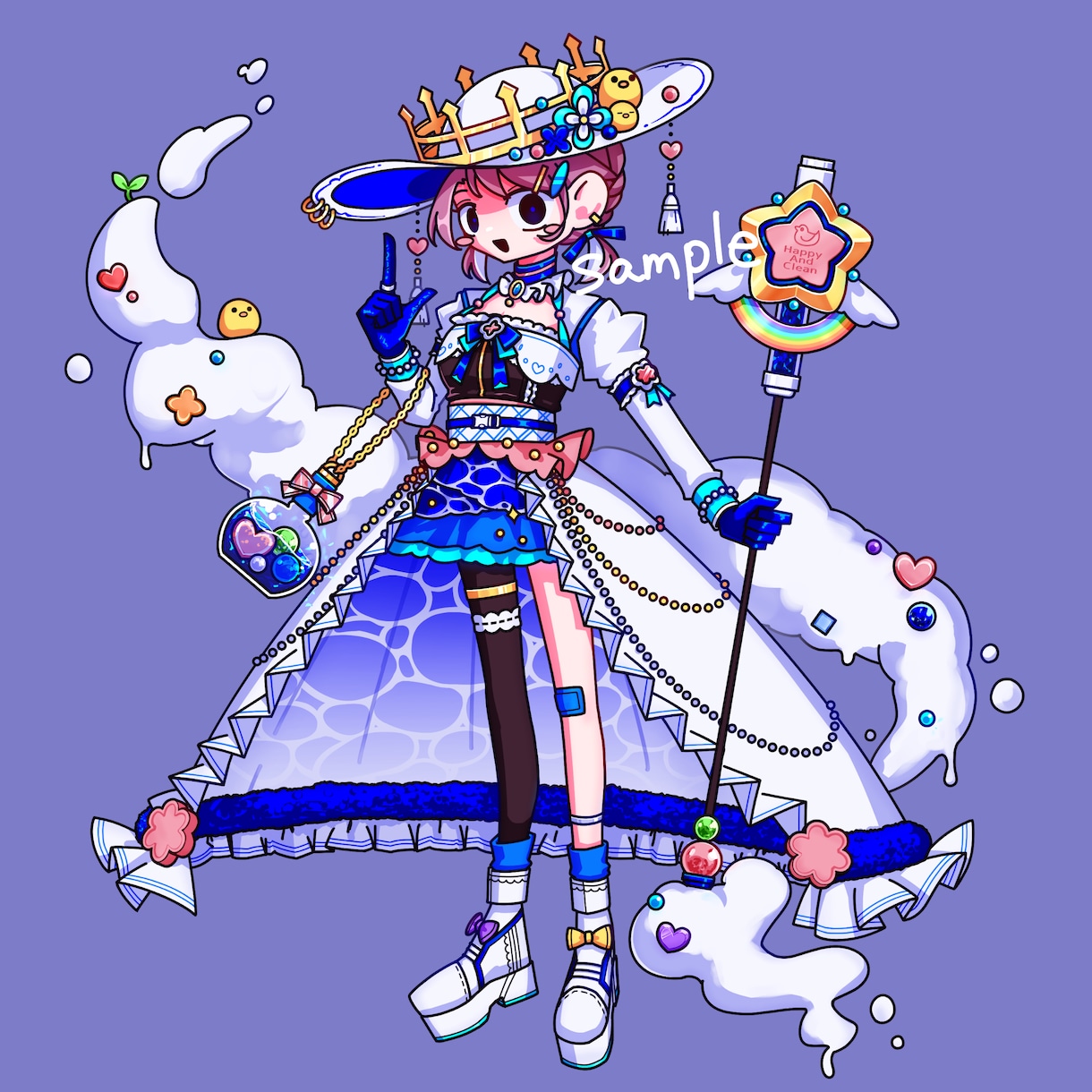 キャラクターイラストお描きします TRPG、ゲーム、動画などに使用できます イメージ2
