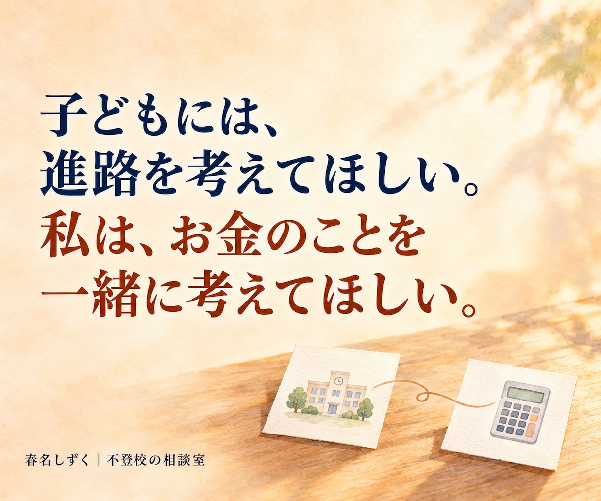 ひとり親家庭の大学進学・奨学金相談にのります 母子家庭・父子家庭の学費と給付型奨学金。不登校の子の進路相談 イメージ8