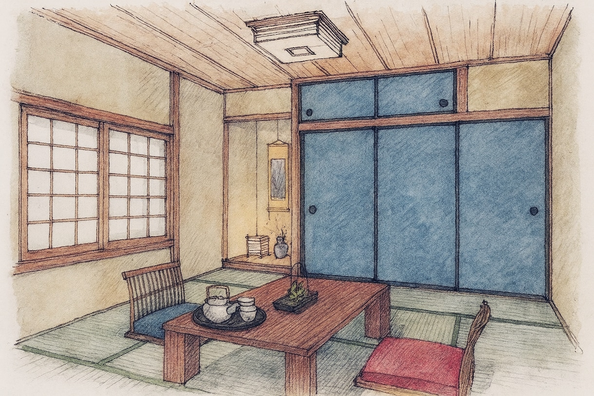 手描き風の温かみのある内外観パース1cut作ります 3DパースからPhotoshop・AIで手描き風に仕上げます イメージ6
