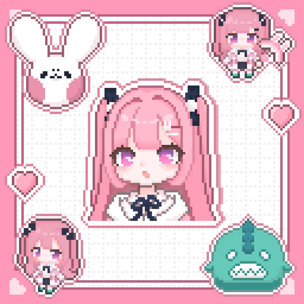 あなただけのドット絵を制作します 即日納品も可能です(๑°ㅁ°๑) イメージ6