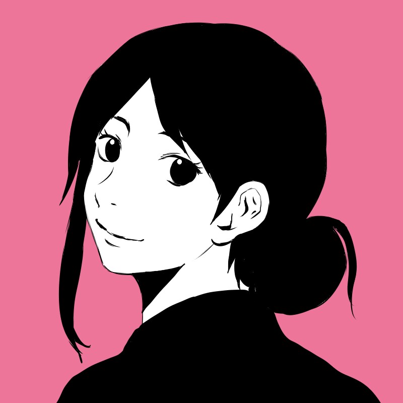 シンプルなタッチの似顔絵、笑顔アイコンお描きします 単色もしくはグラデーションのシンプルアイコンです イメージ9