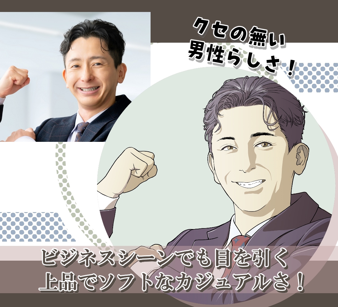 くすみカラーを活かしたオシャレな似顔絵描きます 20件実績出来るまで特別価格！ぜひこの機会にお試しください！ イメージ2