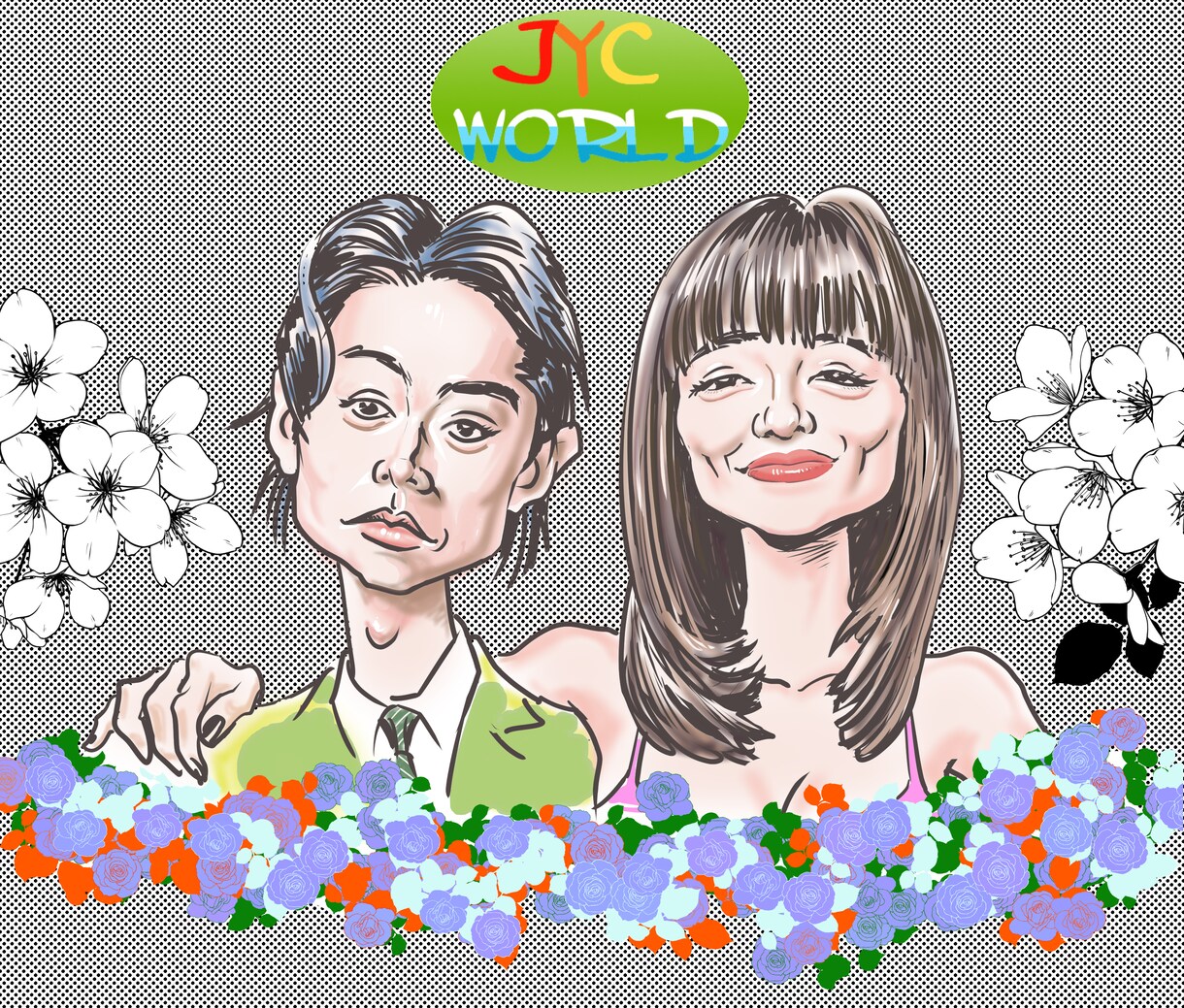 カップルの似顔絵/ウェルカムボードお描きします Everyday、愛をこめて楽しくお絵描きします❣❣❣ イメージ5