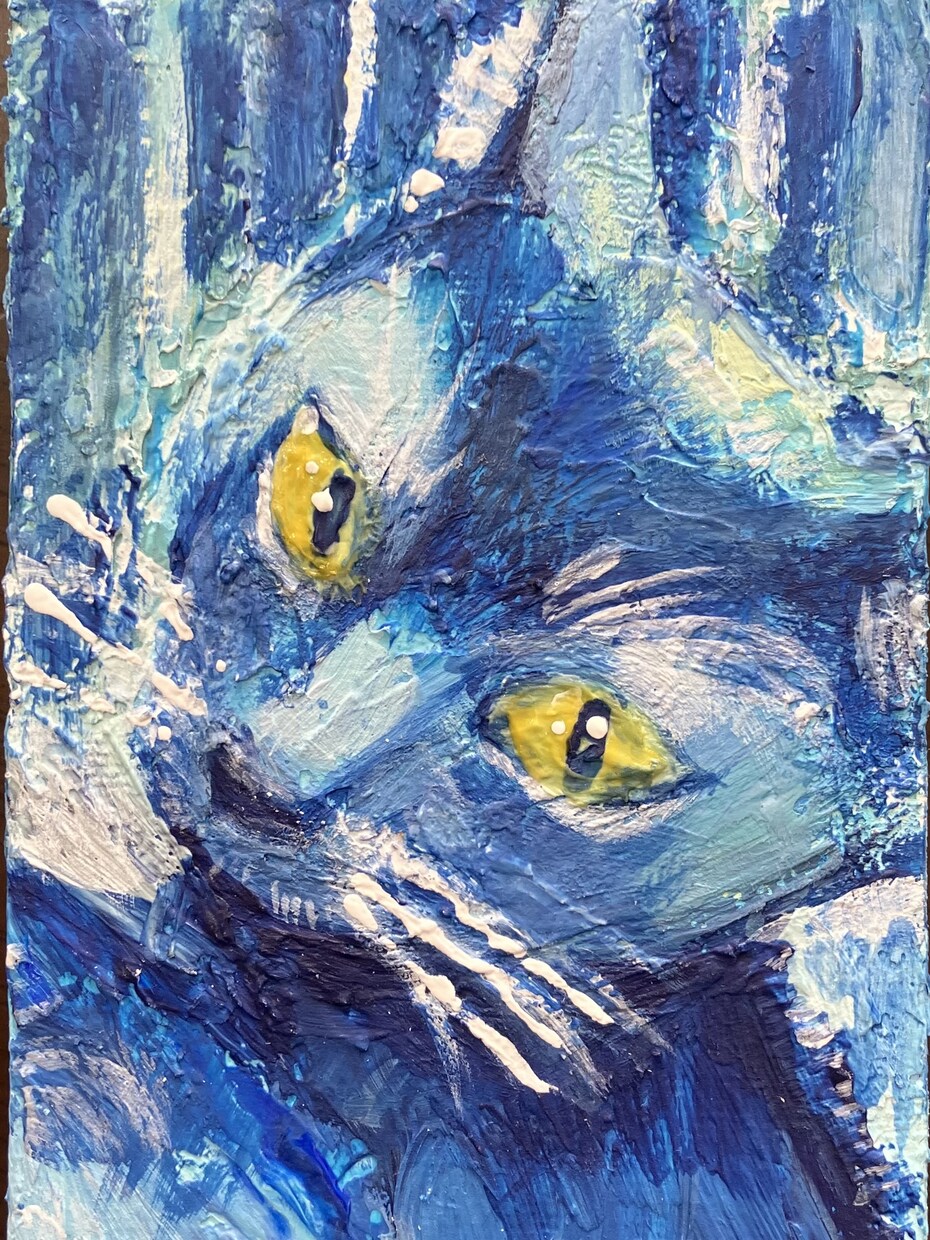 キャンバスとアクリルでペットのイラスト制作します お手軽サイズのキャンバスでお部屋を少しオシャレにしませんか？ イメージ6