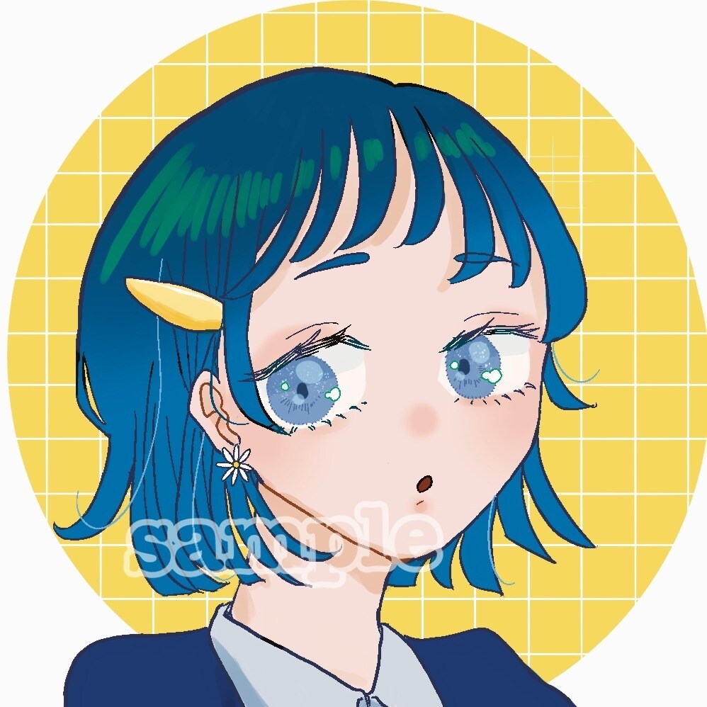 SNSのアイコン描きます かわいい女の子のアイコンを描きます！ イメージ2