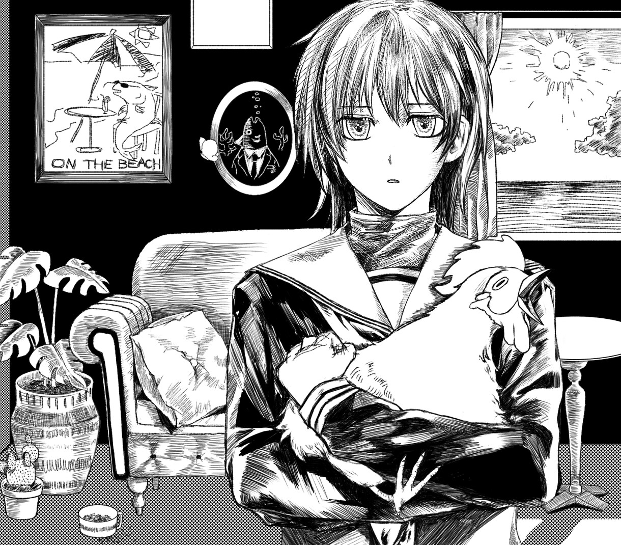 SNSなどで使用できるアイコンなどを作成をします 個性的な絵柄でのイラストを作成します イメージ1