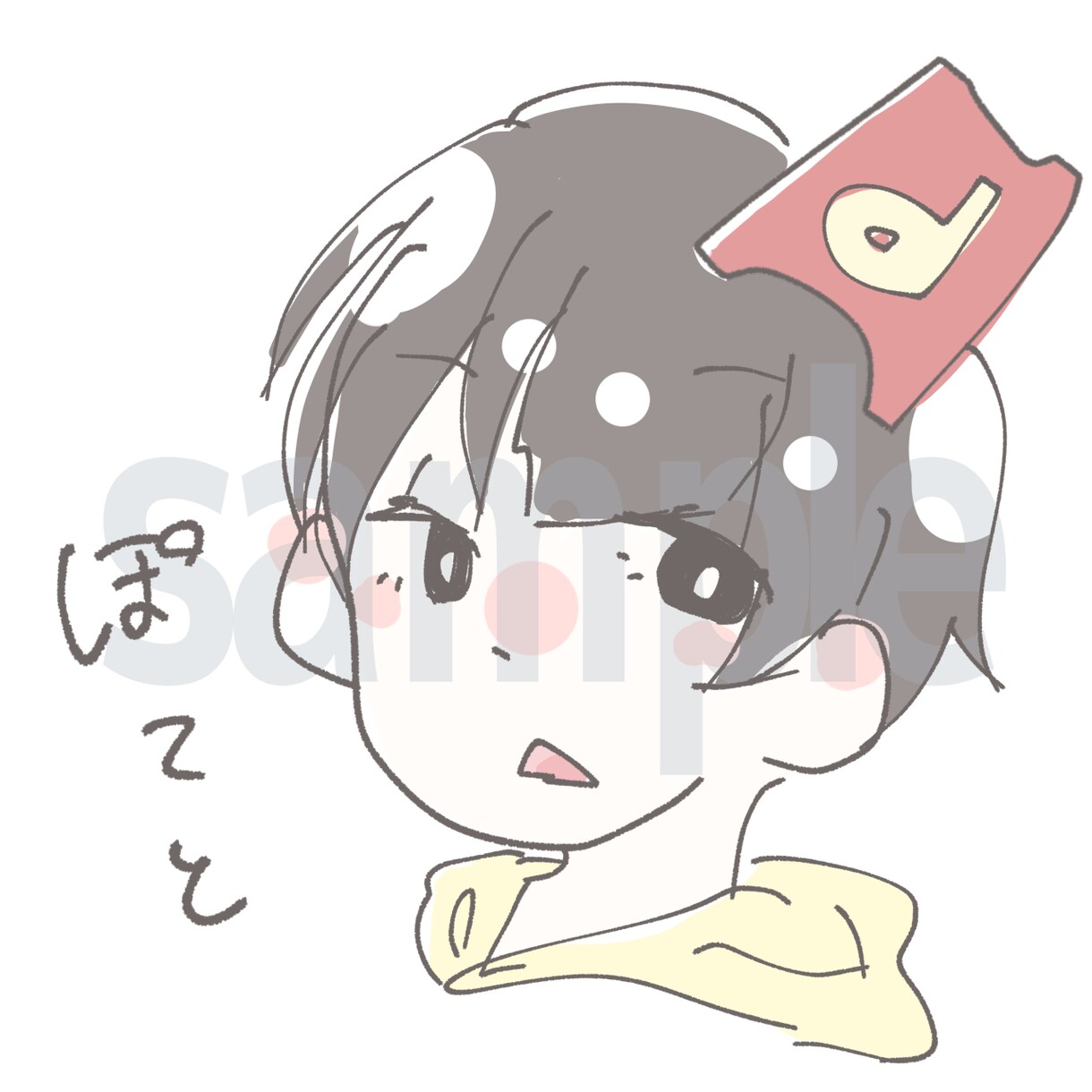 貴方だけのsns用のアイコン描きます sns用の簡単なアイコン作成致します イメージ2