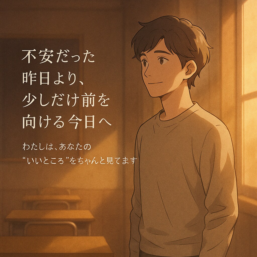 お試し価格！自己肯定感をサポートします 学生時代の親友に何気なく相談するようにご利用ください！ イメージ1