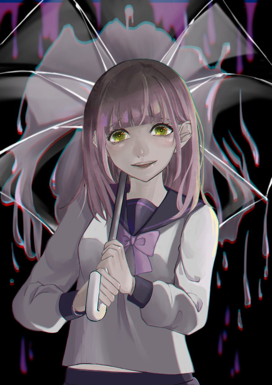 かわいい女の子のイラストをお描きします 病み系イラストも可能！様々なタッチに対応します！ イメージ6