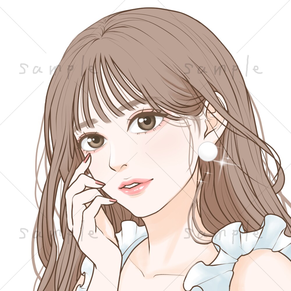 女性起業家・副業向け！大人可愛いアイコン描きます ブログ・SNS・YouTubeに♡好印象の似顔絵風イラスト イメージ7