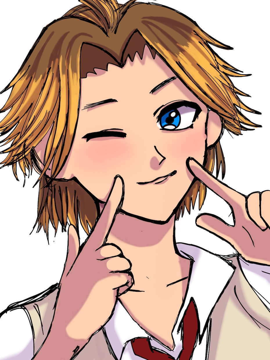 ハキハキとしたポップなキャラクターイラスト描きます アイコンや壁紙などにいかがでしょうか！ イメージ2