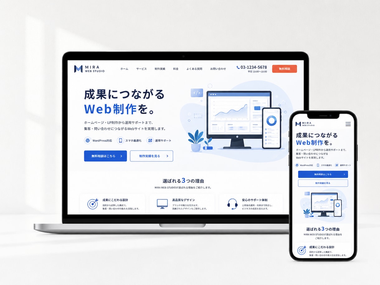 WordPressで魅力が伝わる1枚LP制作します 初めてのLP制作も、構成から丁寧にサポートします イメージ5