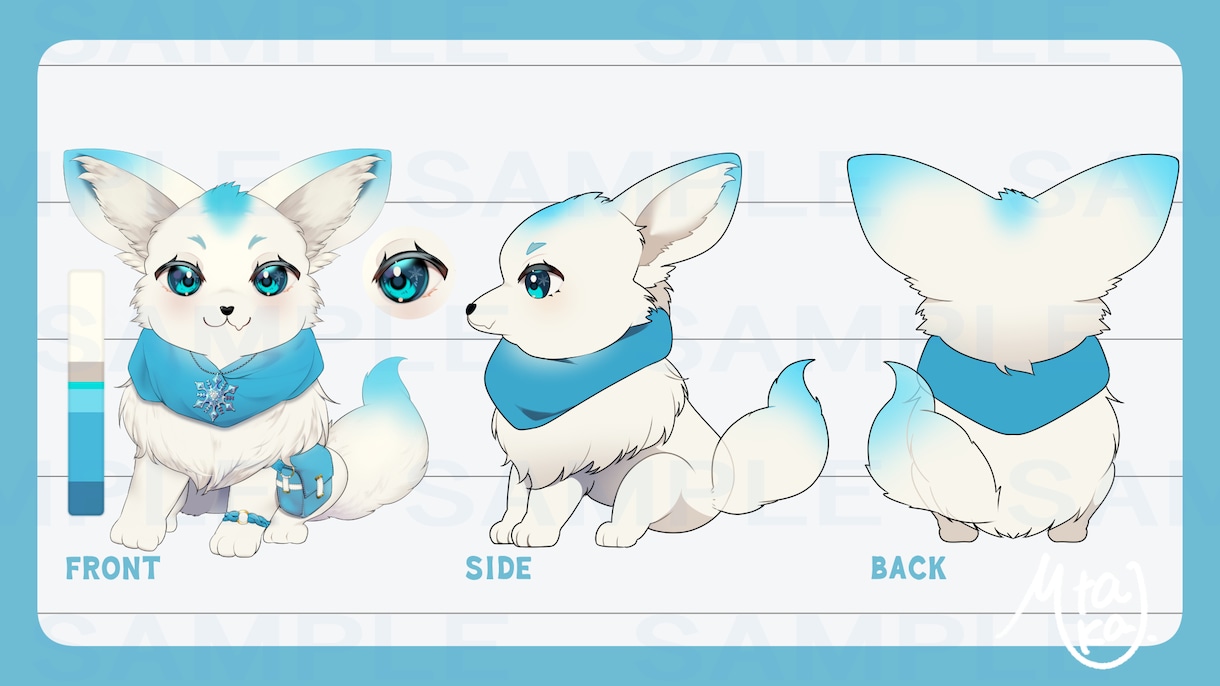 個性的！可愛い動物のVtuberを制作します なりたいを形に！お好きな動物をオリジナルキャラクター化◎ イメージ8
