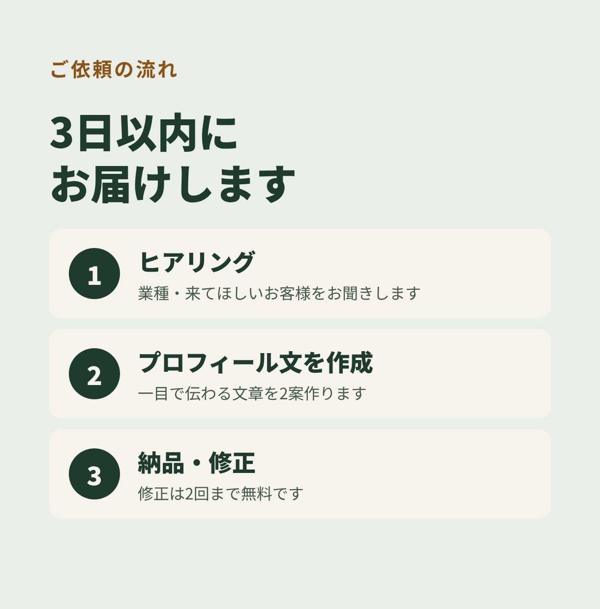 現役鍼灸師がインスタのプロフィール文作りますます お店の「最初の印象」を、伝わる言葉に整えます イメージ3