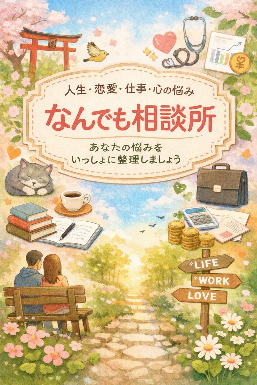 人生・医療・恋愛・経営までなんでも相談受けます ひとりで抱えなくて大丈夫。ここで一緒に整えましょう イメージ2