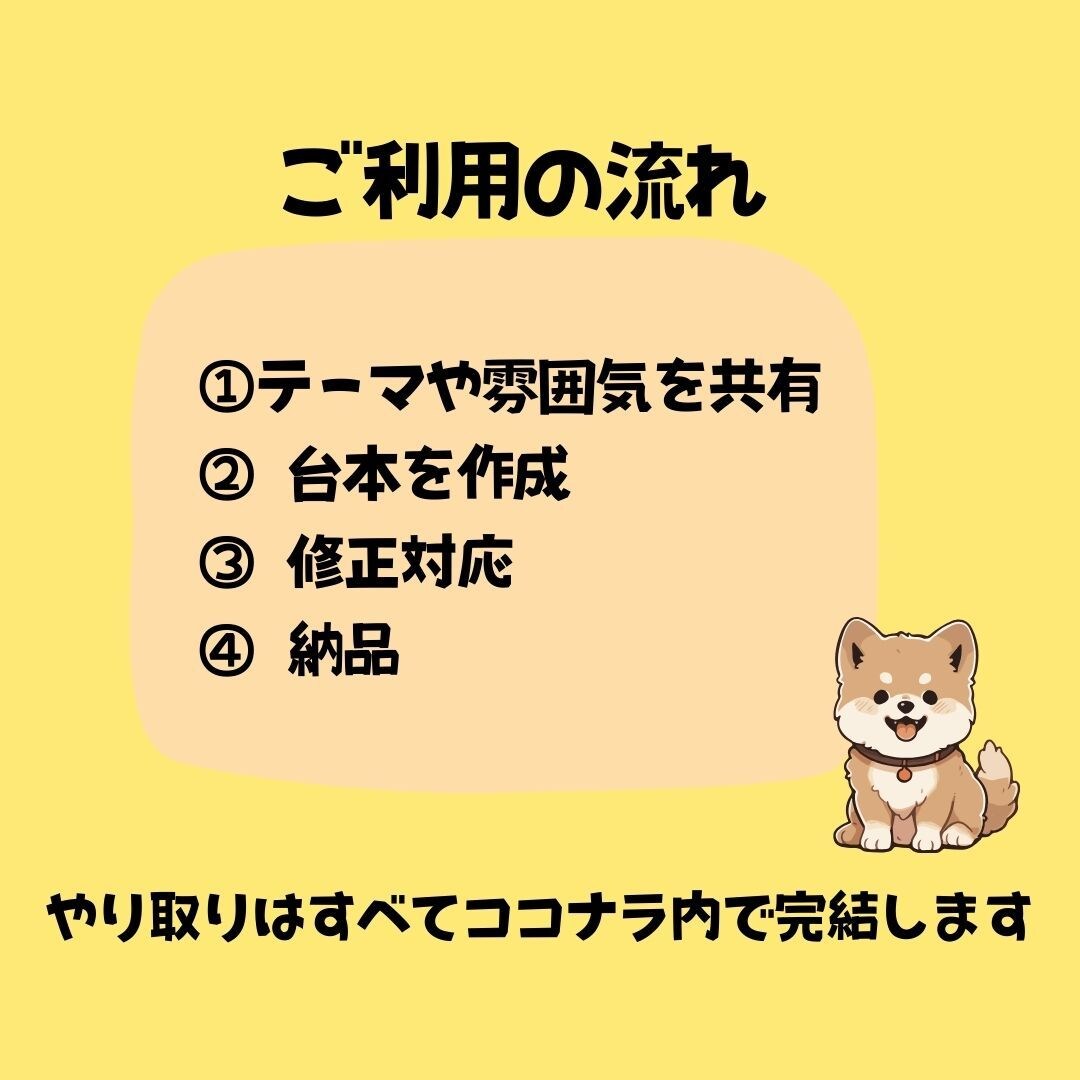 30秒ショート動画用ナレーション台本を作成します TikTokやYouTubeに使いやすい台本 イメージ5