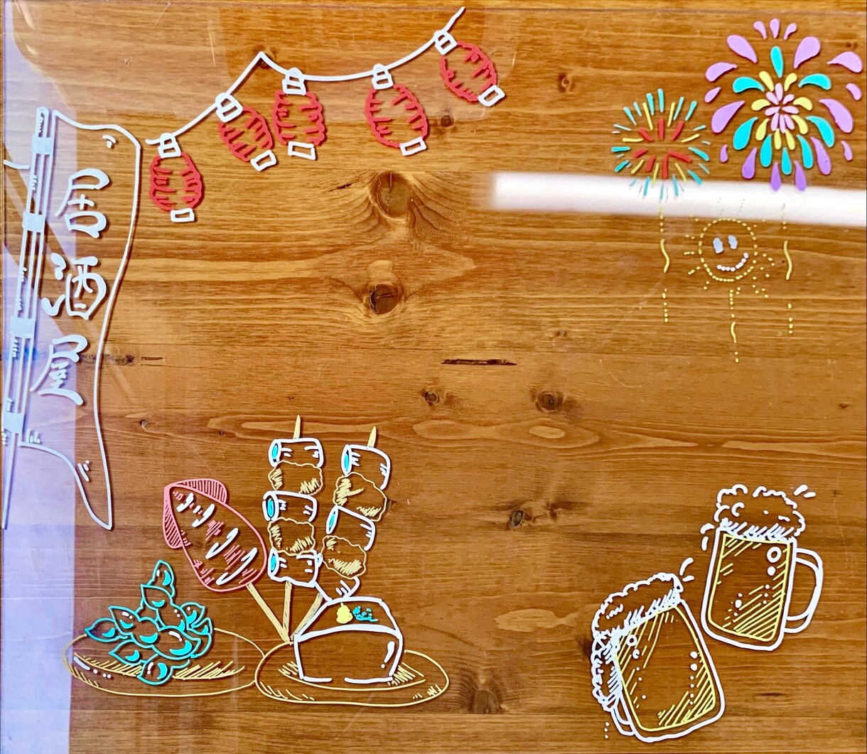 アクリルシールドに素敵な花をさかせます お客様のアクリルシールドに素敵なイラストを描かせて頂きます！ イメージ2