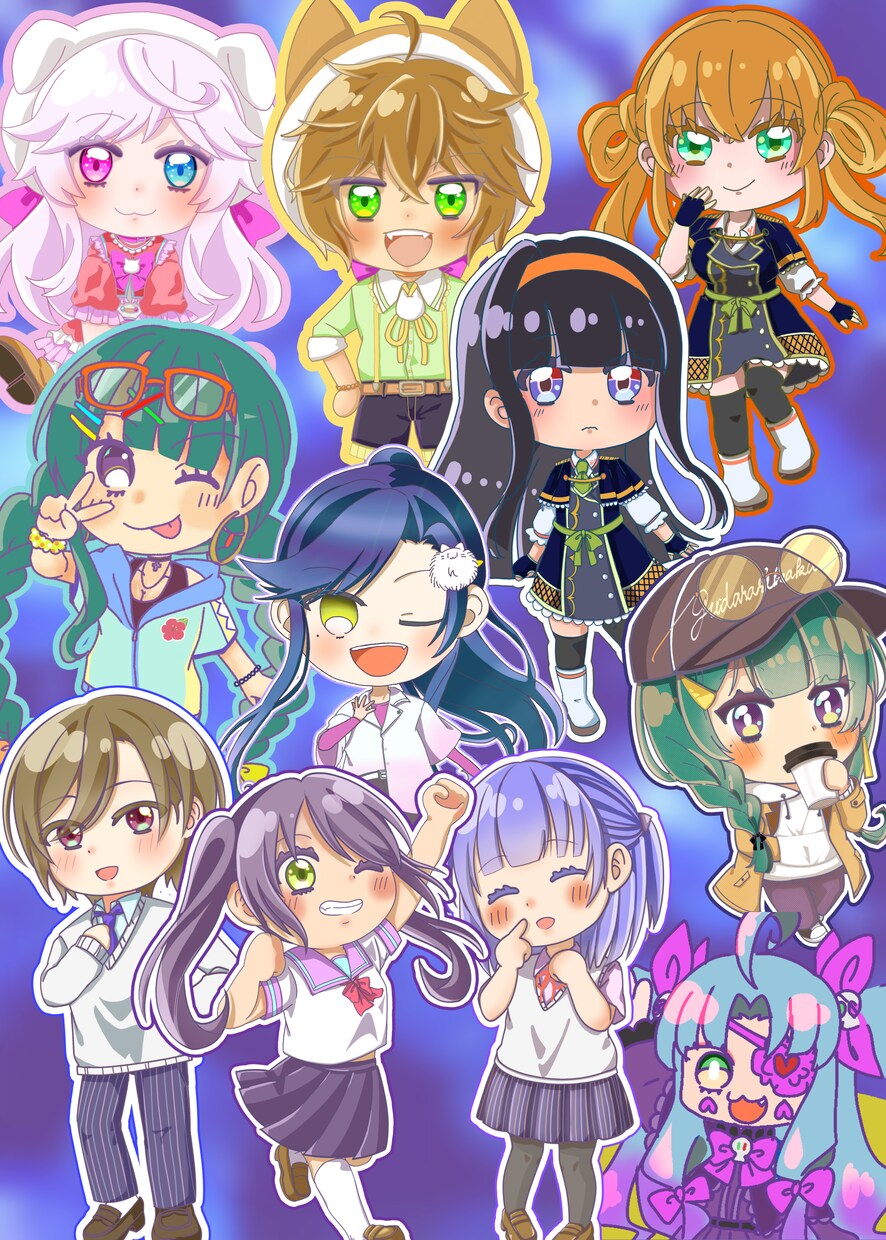 かわいいデフォルメキャラクターを描きます ぜひ、あなたのかわいいを届けるお手伝いをさせて下さい！ イメージ8