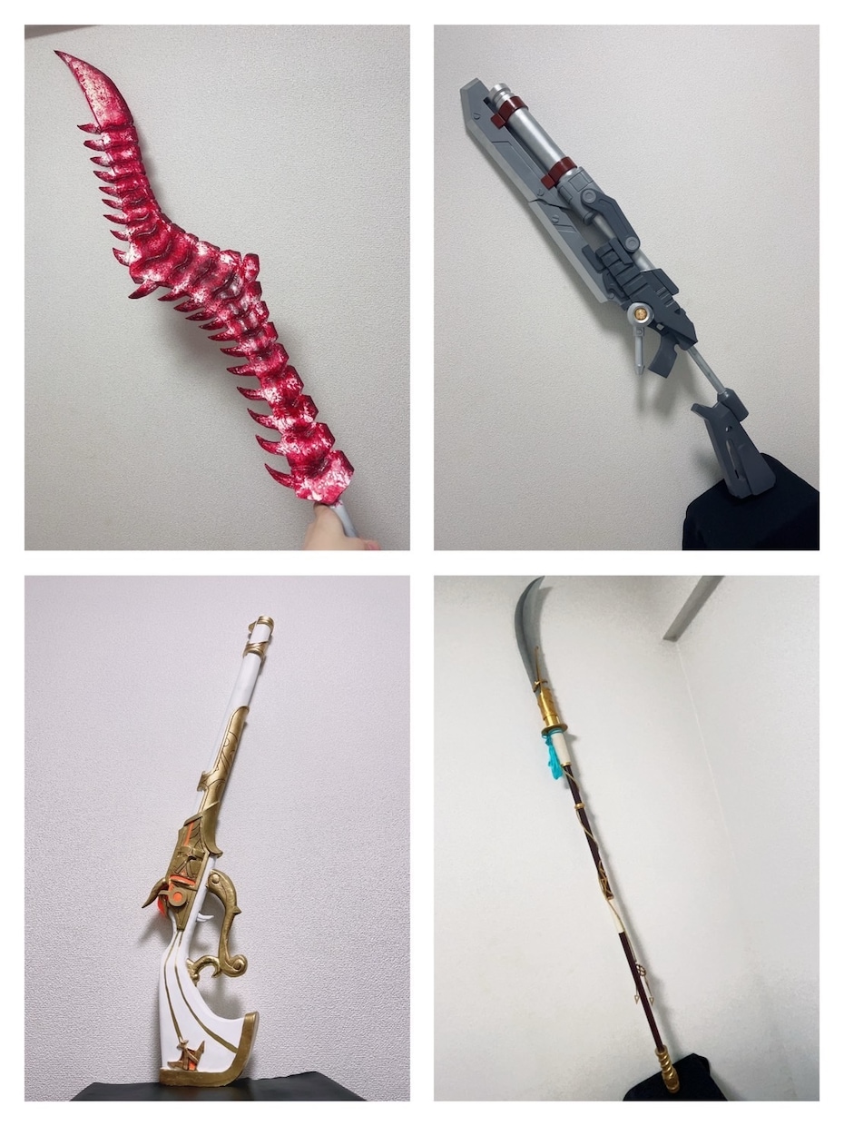 コスプレ小道具制作依頼を承ります コスプレに使う大小様々な小道具の制作依頼を受け付けております イメージ2