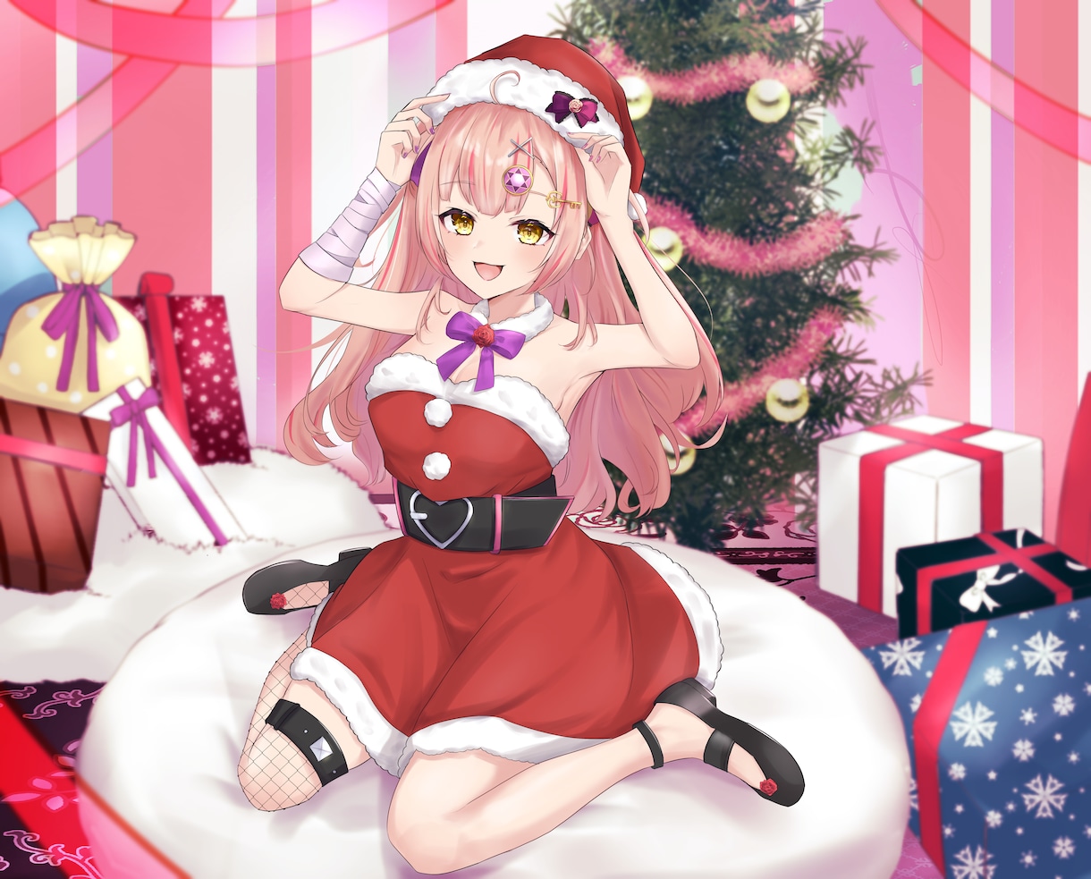 歌ってみた・ボカロMV用イラスト制作します 表情差分2種まで追加料金不要！オリジナルデザインも可能！ イメージ4