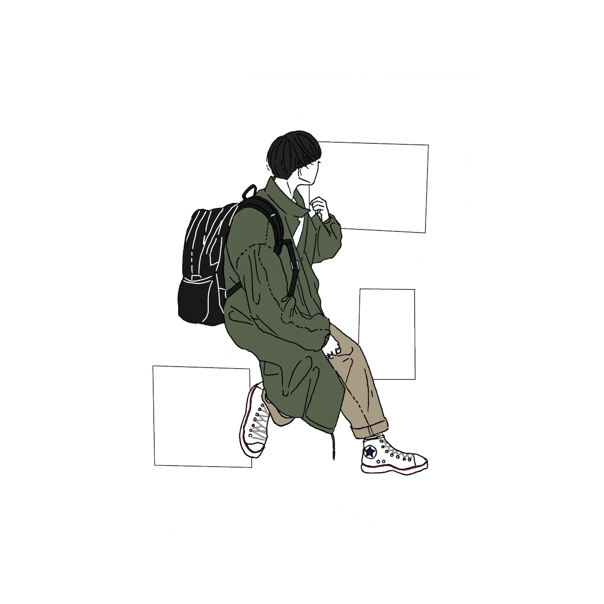 あなたのためにイラストをお描きます SNSのアイコンや ポストカードの挿し絵にオススメです イメージ3