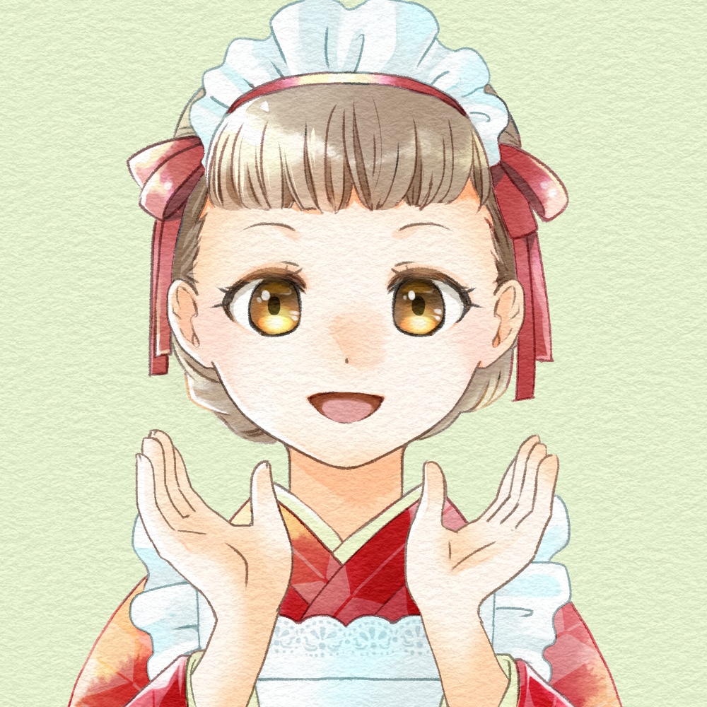軽やかで優しい水彩のSNSアイコンお描きします 【小物2点無料】かわいいマンガ調キャラをアナログ水彩風で イメージ2