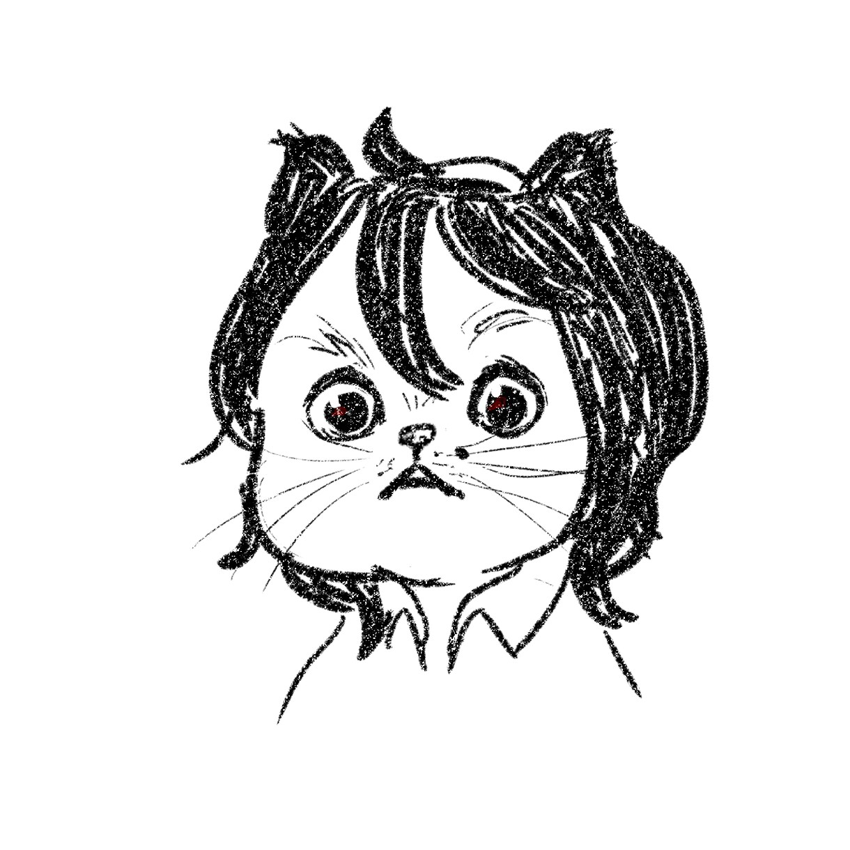 猫化・犬化シンプルアイコン描きます 猫、犬化の似顔絵アイコンお描きします！他動物も相談可！ イメージ4