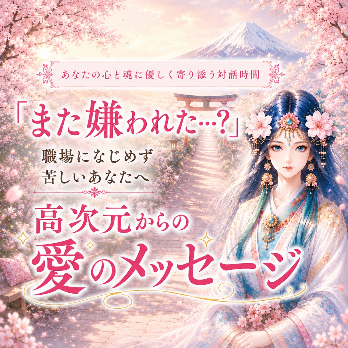 霊感オラクル鑑定✨今必要な愛のメッセージを届けます 『また嫌われた…？』職場になじめず、不安が止まらないあなたへ イメージ1