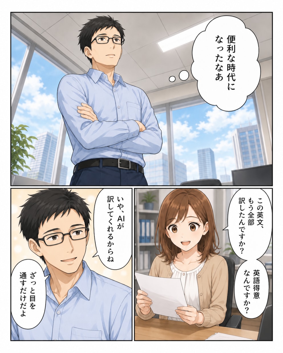 英語→日本語のAI翻訳をプロが原文を見て校正します 翻訳歴21年。誤訳・訳抜け・数字の間違いまで確認 イメージ3