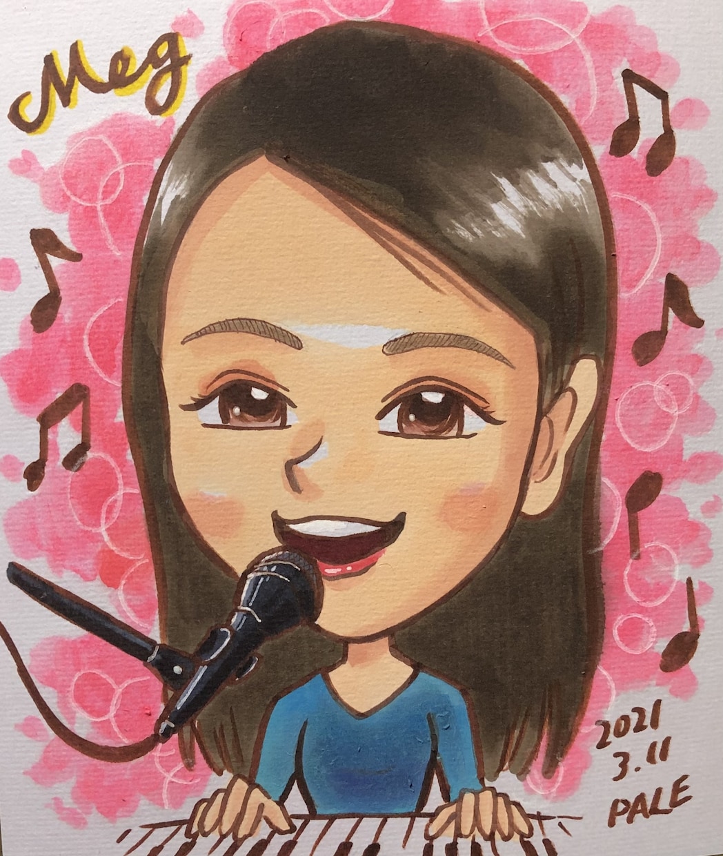 ベテラン似顔絵師が可愛くて似てる似顔絵描きます 水彩画、デジタル画、お好みのスタイルでお描き出来ます！ イメージ10