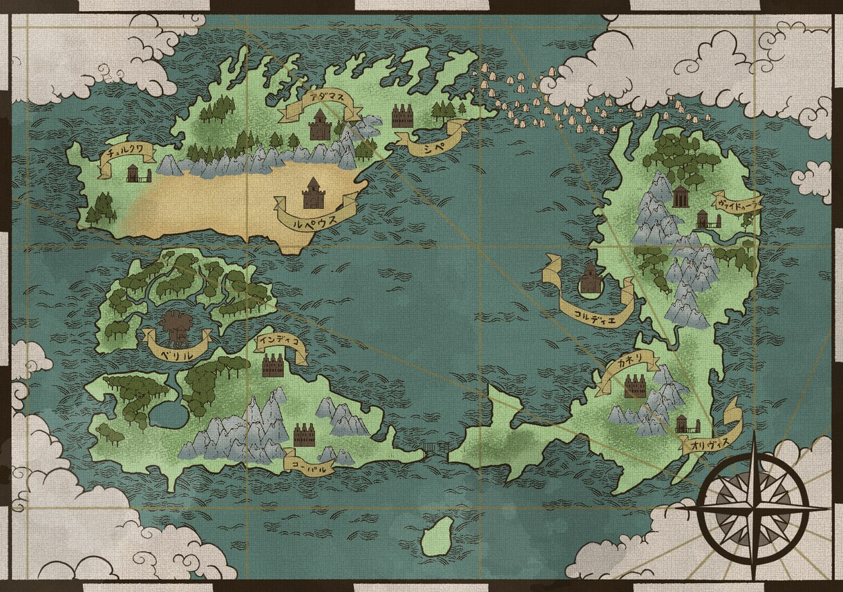 異世界ファンタジーイラストを作成します オリジナルMVイラストや小説の表紙、観賞用に イメージ3